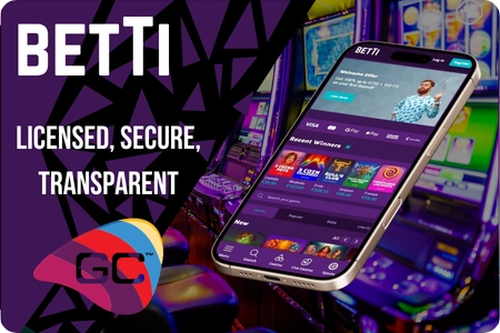 Betti Casino Curacao licence and SSL security information