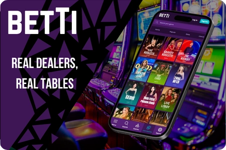 Live table games: roulette, blackjack and baccarat